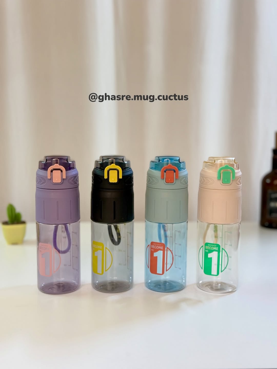 قمقمه ورزشی فیلتر دار و  آسان نوش دار